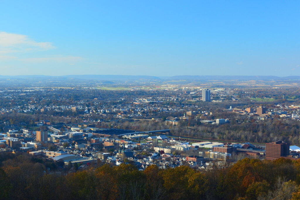 Bethlehem, Pennsylvania on a Sunny Day